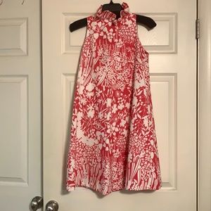 Tuckernuck hot pink, floral dress